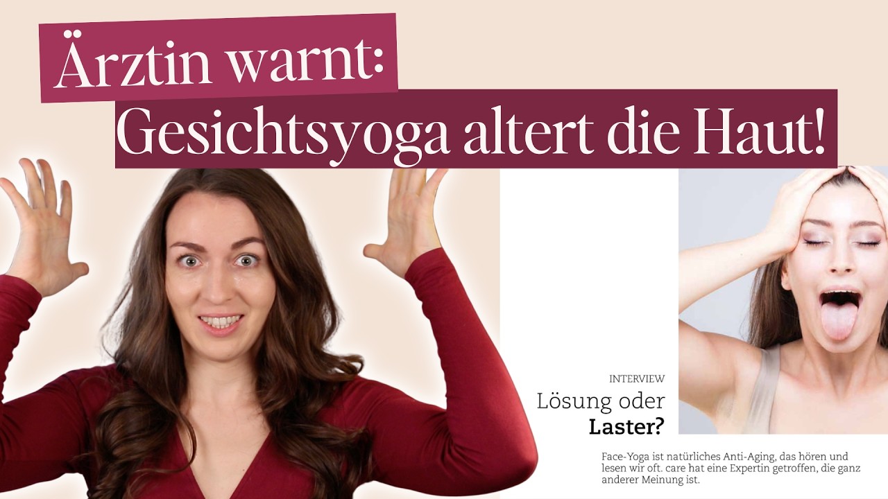 Ärztin warnt: Gesichtsyoga altert die Haut!
