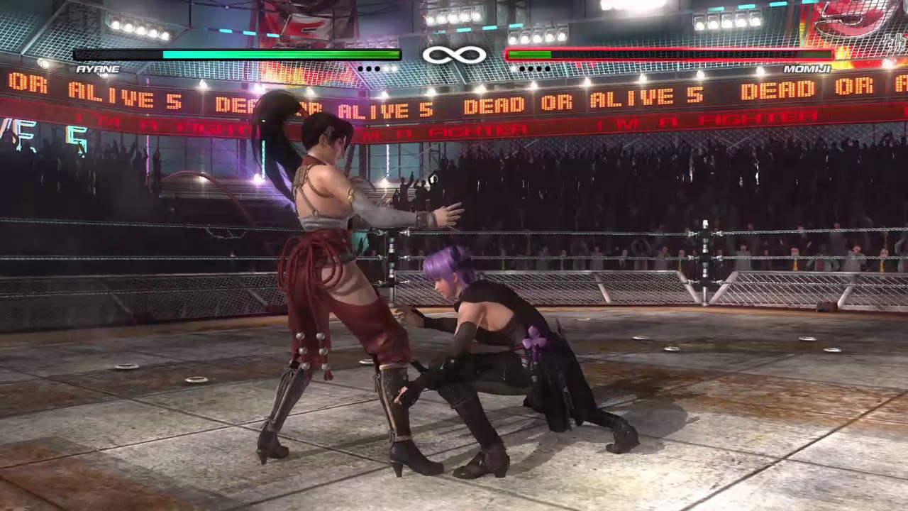 DEAD OR ALIVE 5 Last Round Ayane vs Momiji