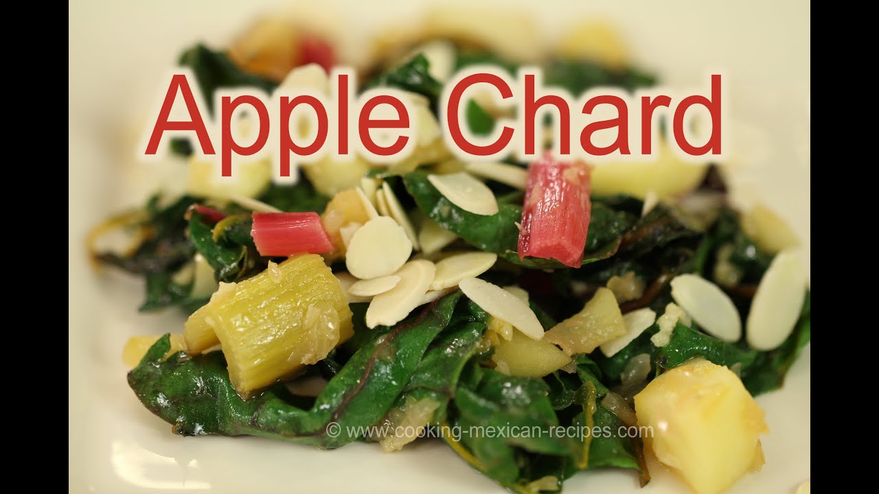 Paleo Swiss Chard Recipe With Apples, Sliced Almonds | Rockin Robin Cooks