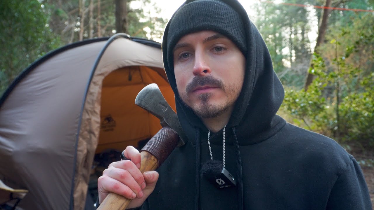 Wild Camping In the Northern Ireland Mountains *HOT TENT*