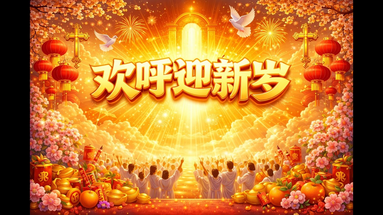 《欢呼迎新岁》依据 诗篇 100 章