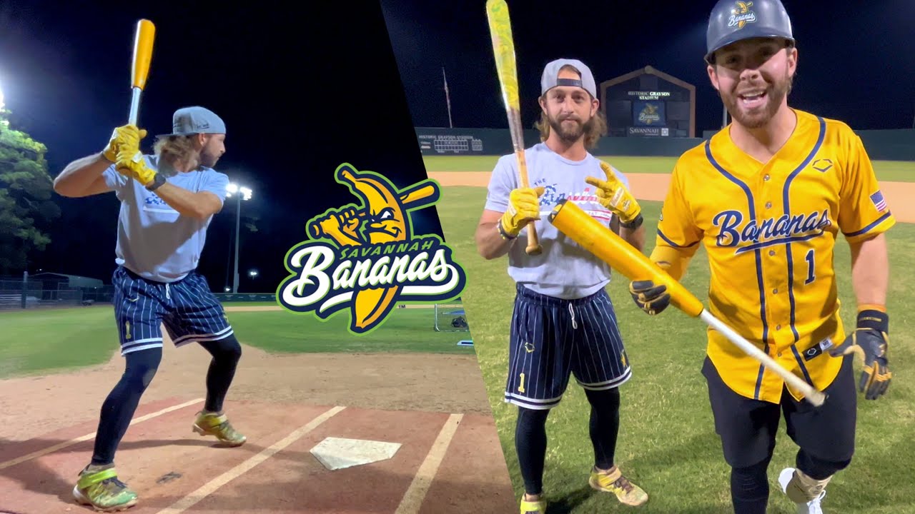 1 на 1 БАНАНАБОЛ | Bat Bros против @TheSavannahBananas