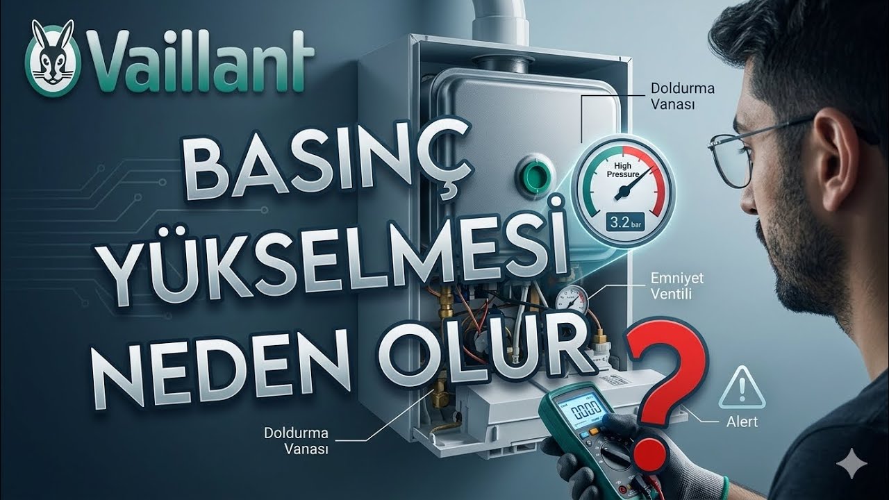 KOMBİ SU BASINCI NEDEN YÜKSELİR ? VAİLLANT VUW