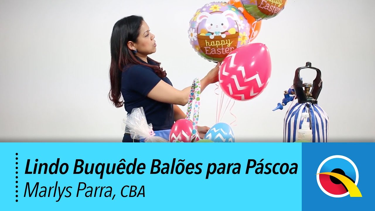 Lindo Buquê de Balões para Páscoa