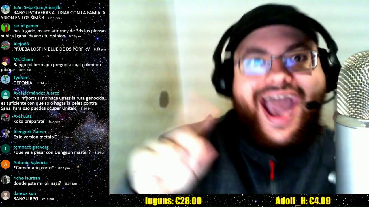 Los audios invaden a Rangu en sus directos 2