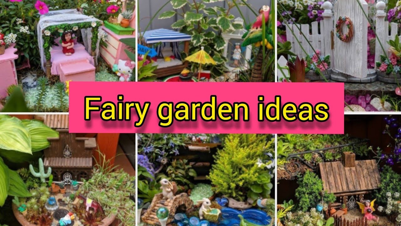 fairy garden ideas / diy fairy garden ideas / miniature garden diy