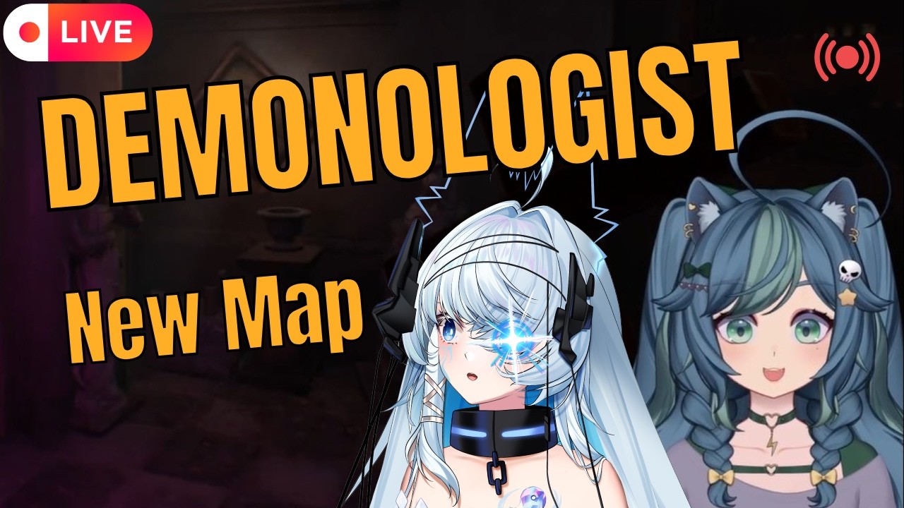 🔴 DEMONOLOGIST New Map w/ Sayu! | Can we survive? #horrorgame