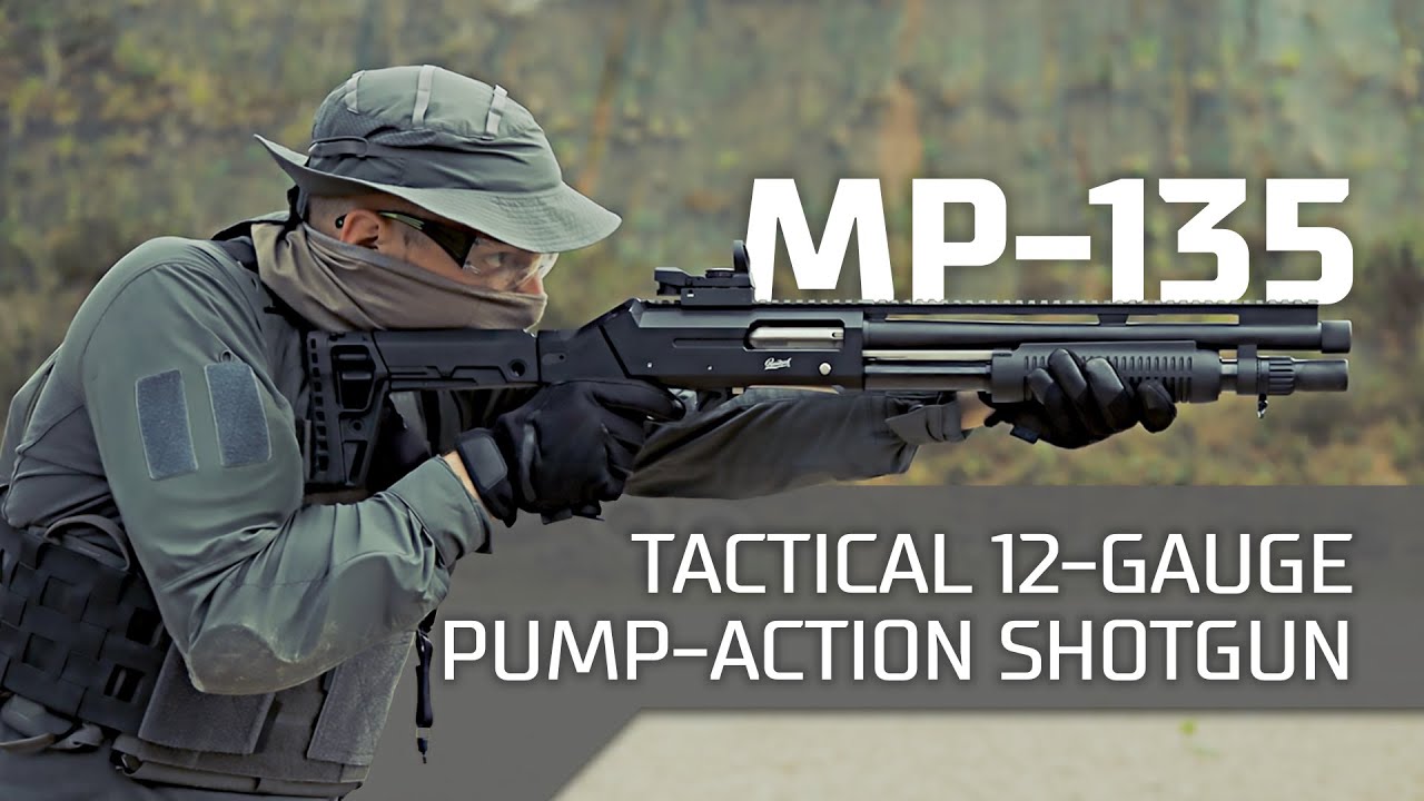 MP-135 Tactical 12-gauge pump-action shotgun