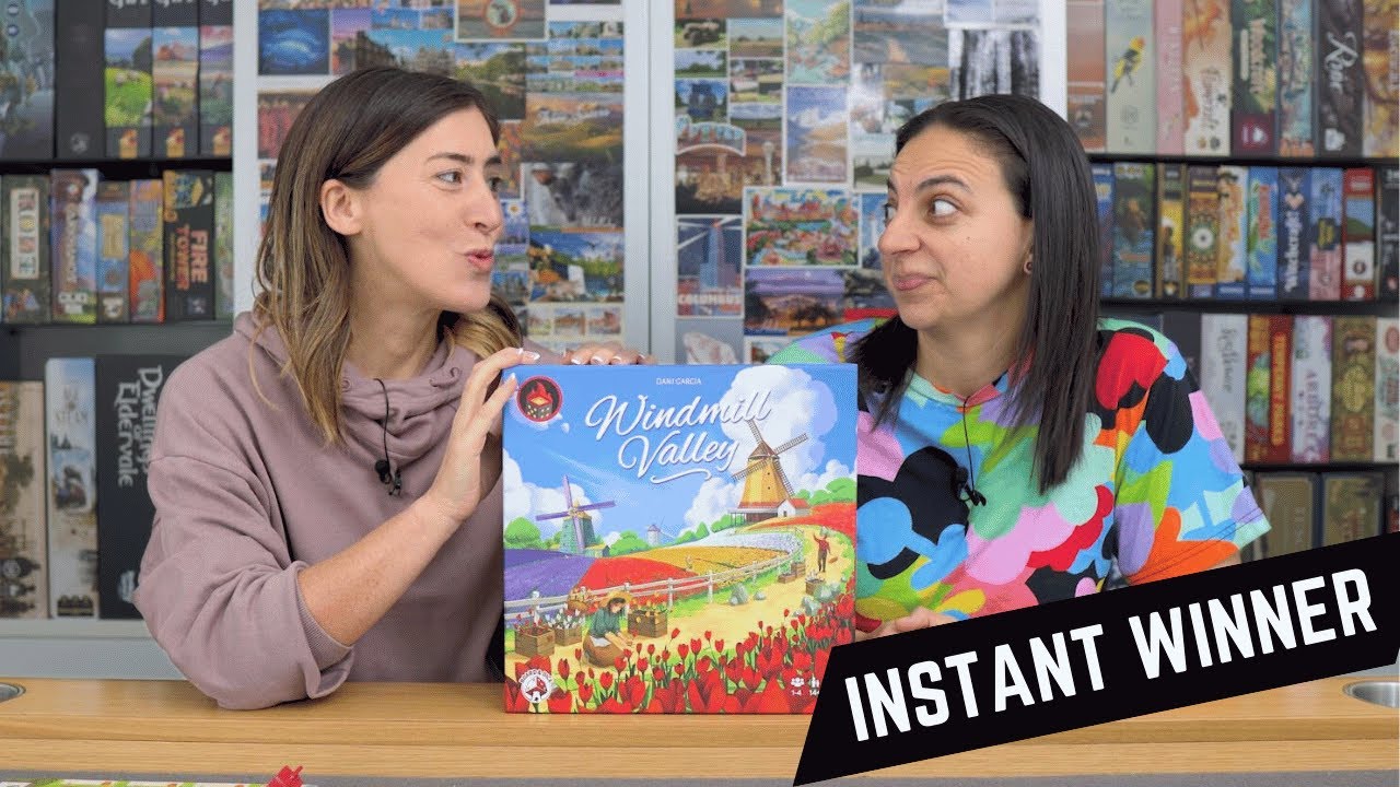 Windmill Valley is just SO EASY TO LIKE! Charmed from the first game 😍| Board Game Review