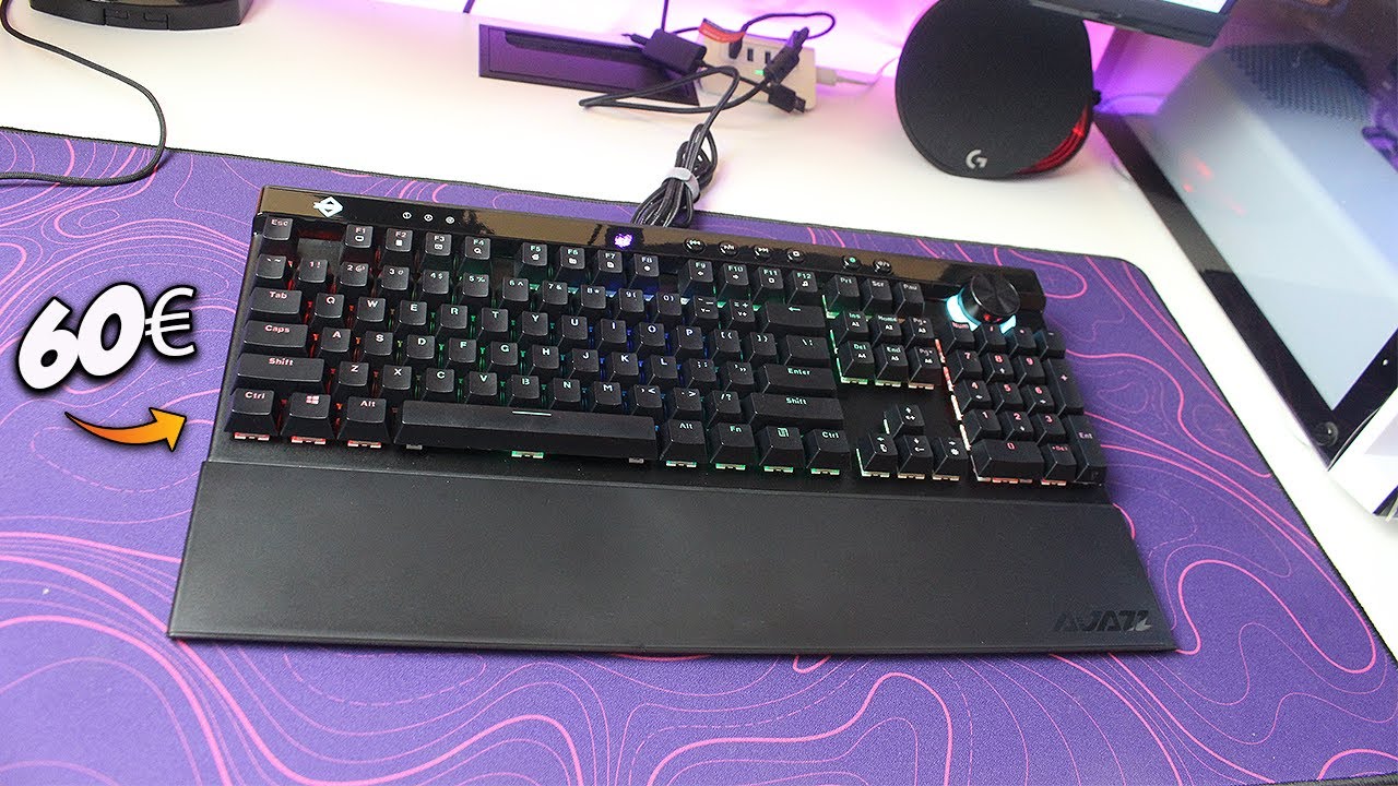 Un clavier gamer mécanique pas cher à 60€ ! (switch red)