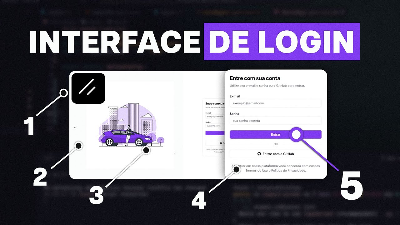 Como criar uma Interface de Login no React com shadcn/ui