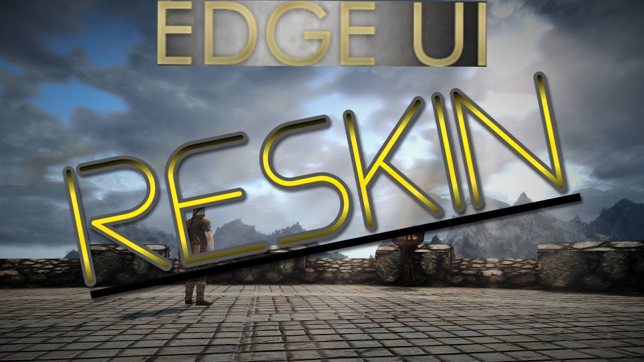 EdgeUI - A Modern Skyrim Interface