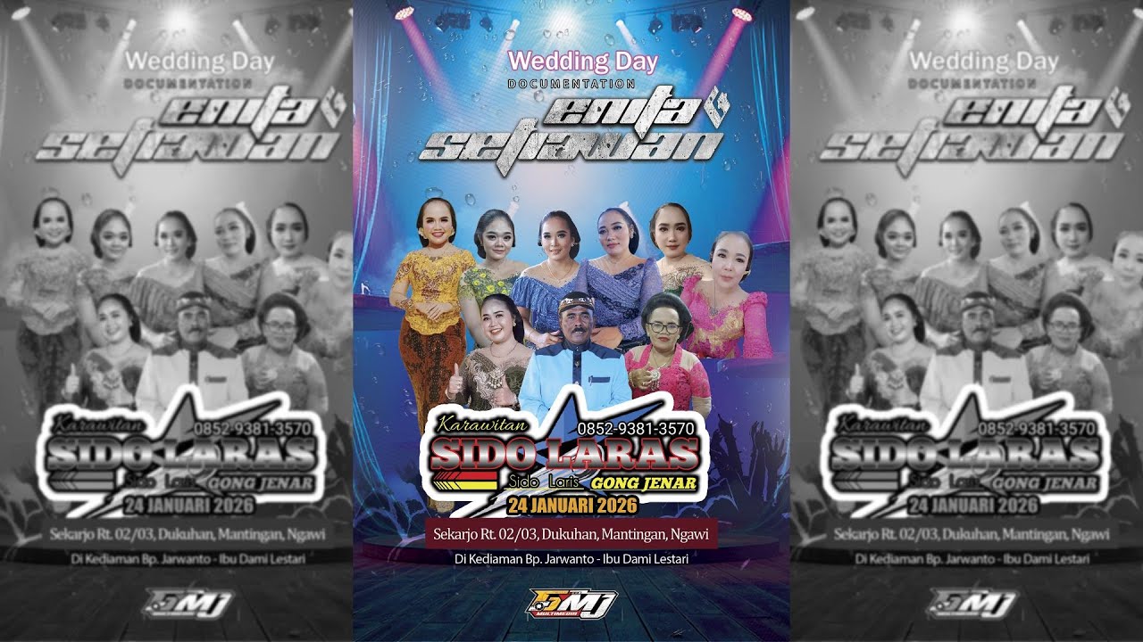 🔴LIVE KARAWITAN SIDO LARAS || MARGO LARAS SOUNDSYSTEM || GMJ MULTIMEDIA || WEDDING ENITA & SETIAWAN