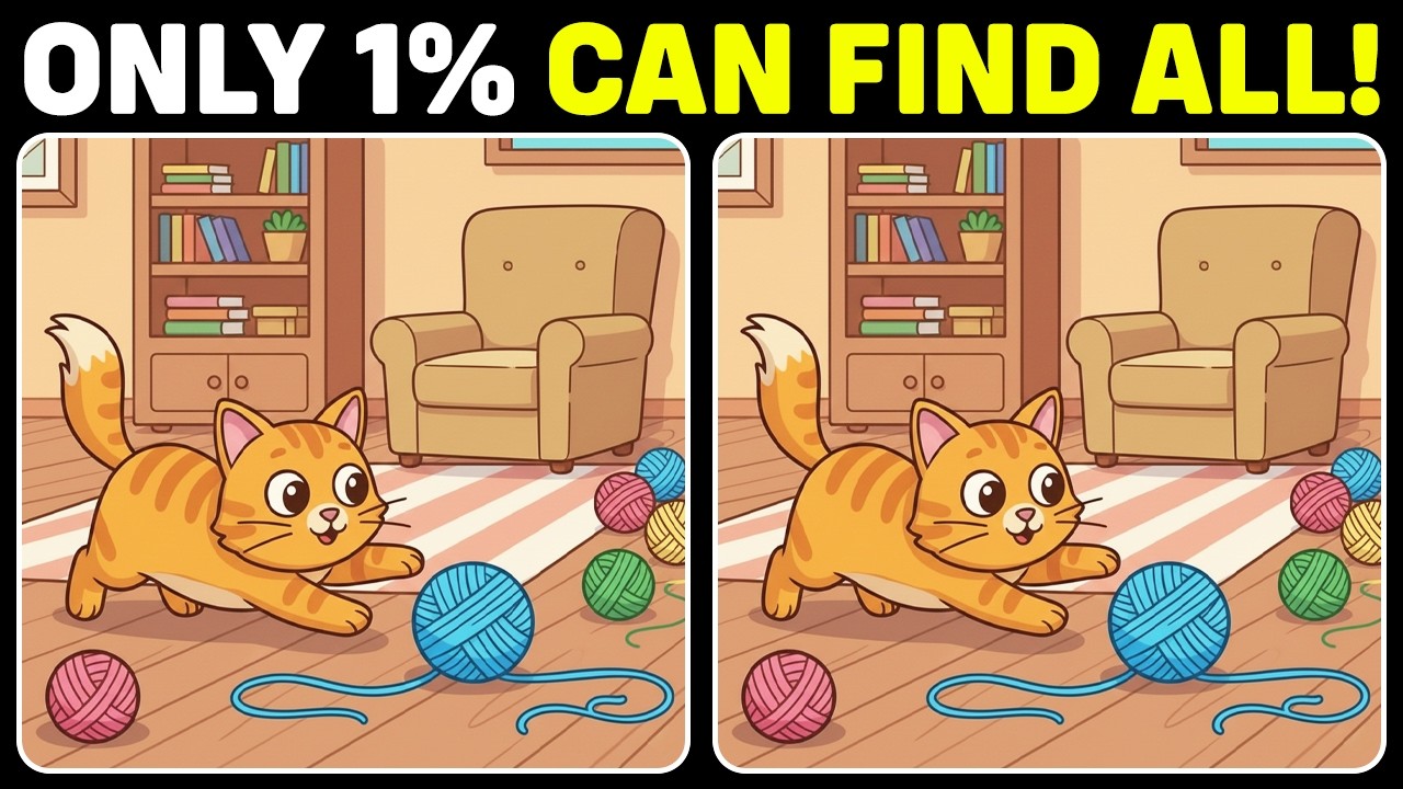 Can You Spot the Difference? 🧐 10 Visual Puzzles to Test Your Brain! 🧠