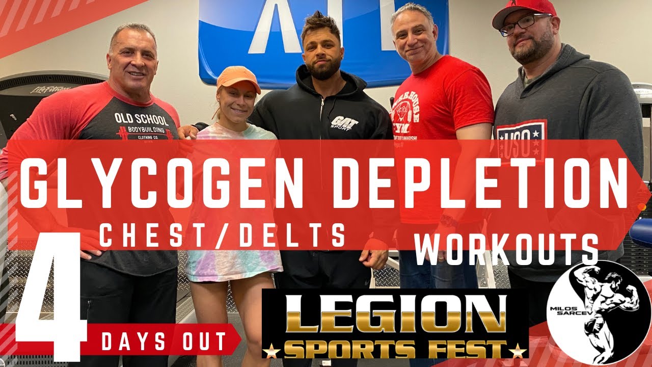 【4days OUT】GLYCOGEN DEPLETION WORKOUTS (chest/delts)@ATI