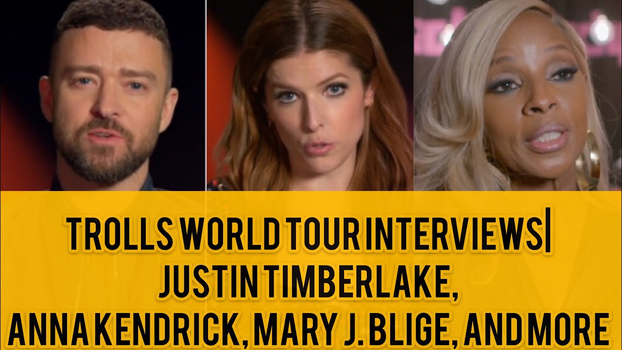 TROLLS WORLD TOUR INTERVIEWS| Justin Timberlake, Anna Kendrick, Mary J. Blige, and MORE