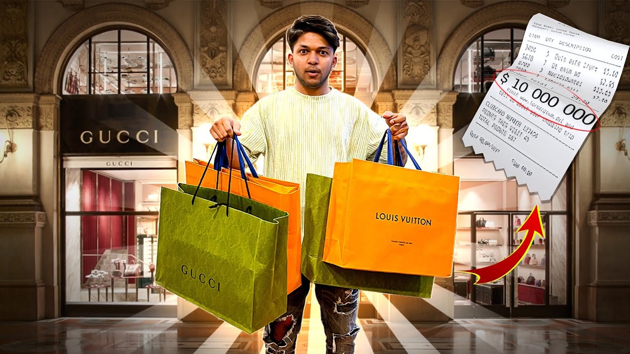 Buying 20 Lakhs Rupees Shoes From Gucci & Louis Vuitton 😨