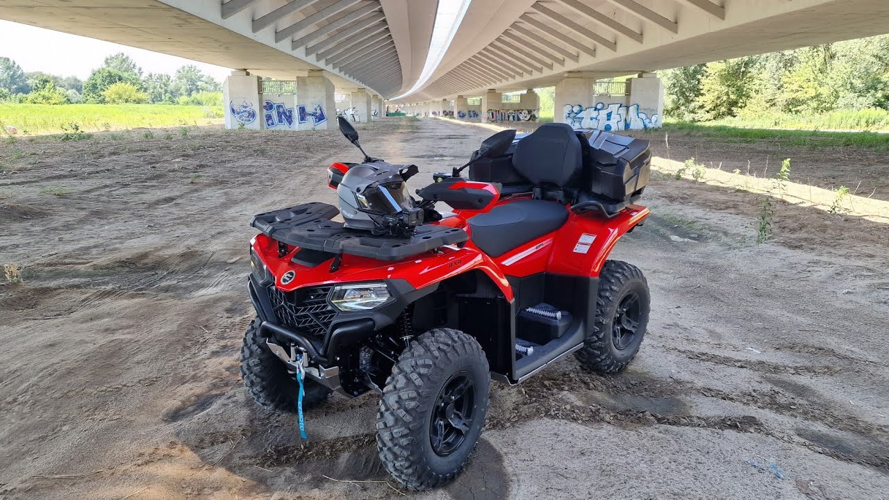 1# ATV-QUAD Vlog - jazda nową CFMOTO 520,  most południowy Warszawy