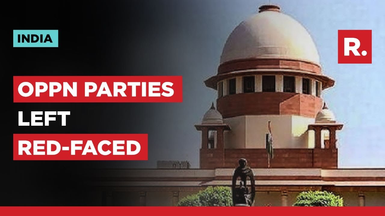 Massive Blow For Opposition: Congress, Other Oppn Parties withdraw Plea Over Misuse Of ED, CBI