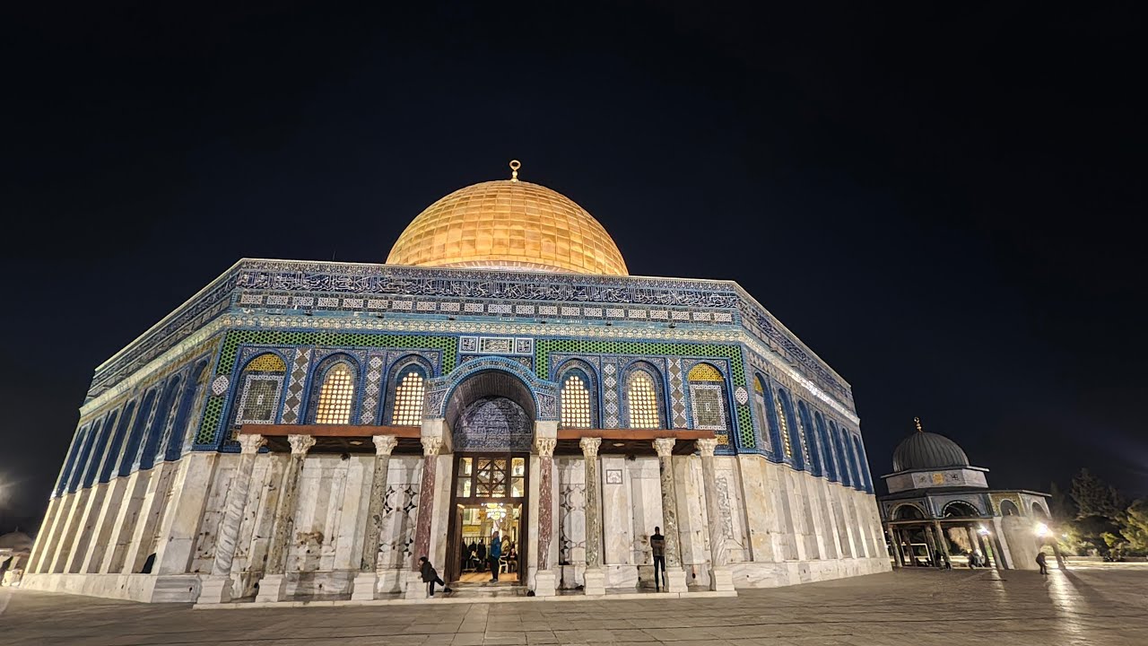 5.2.2026 أذان و صلاة العشاء من المسجد الأقصى المبارك Isha prayer from the blessed Al-Aqsa Mosque