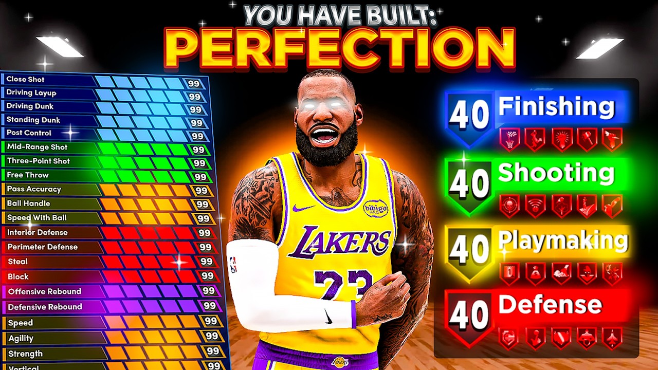 Лучший вариант сборки полубога ростом 203 см в NBA 2K26 (без слабых мест)