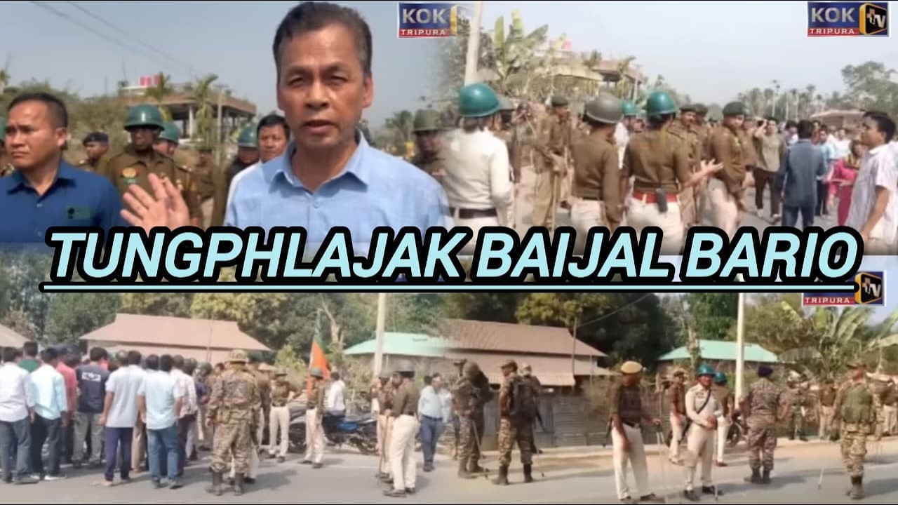 PRASENJIT DEBBARMANO ROMNANI SANWI KHORANG TISALAIKHA BACHHAIBARIO MLA RANJIT DEBBARMA TEAM