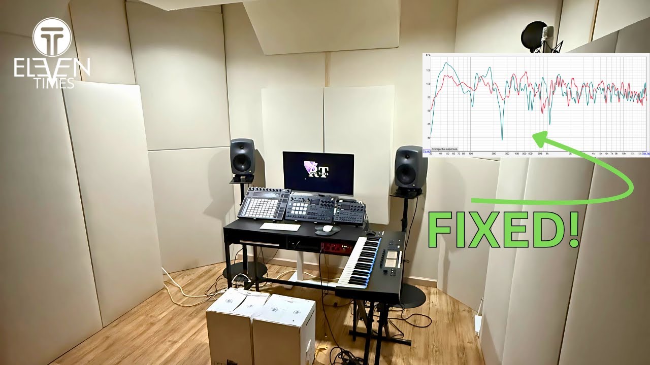 We Fixed the Acoustics! Inside My Music Studio Build Ep4