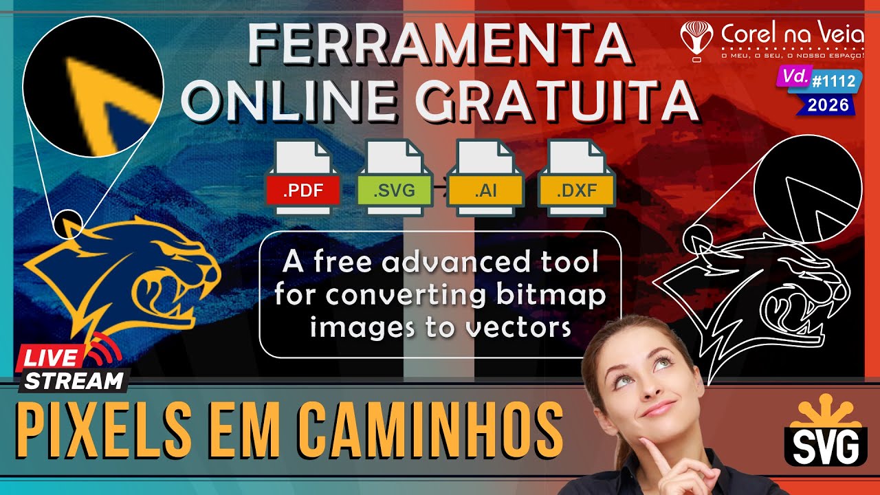 🎯 Conheça o Cascade – Ferramenta ONLINE Gratuita Bitmap para Vector