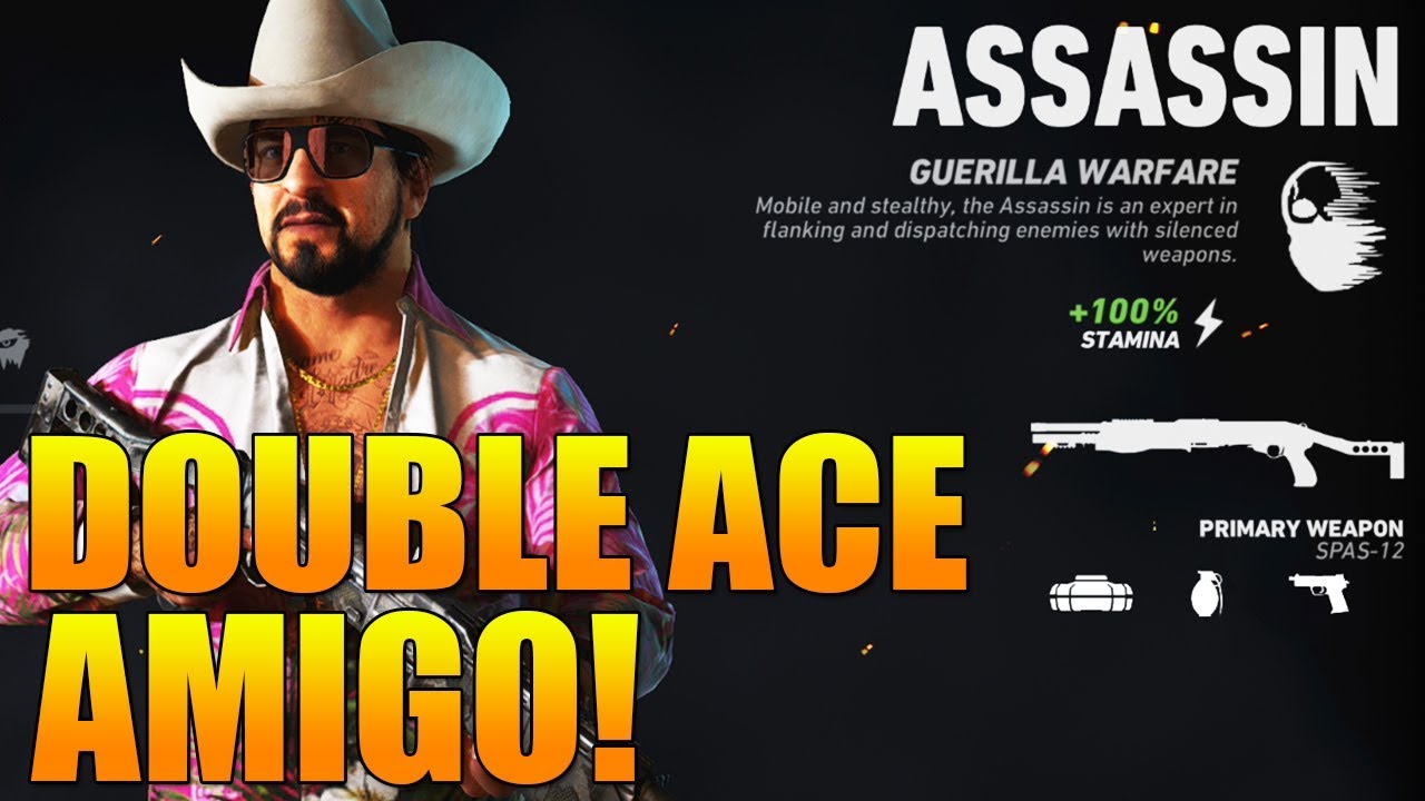 PINK FLAMINGO AMIGO SPAS-12 DOUBLE ACE! | Ghost Recon Wildlands PVP