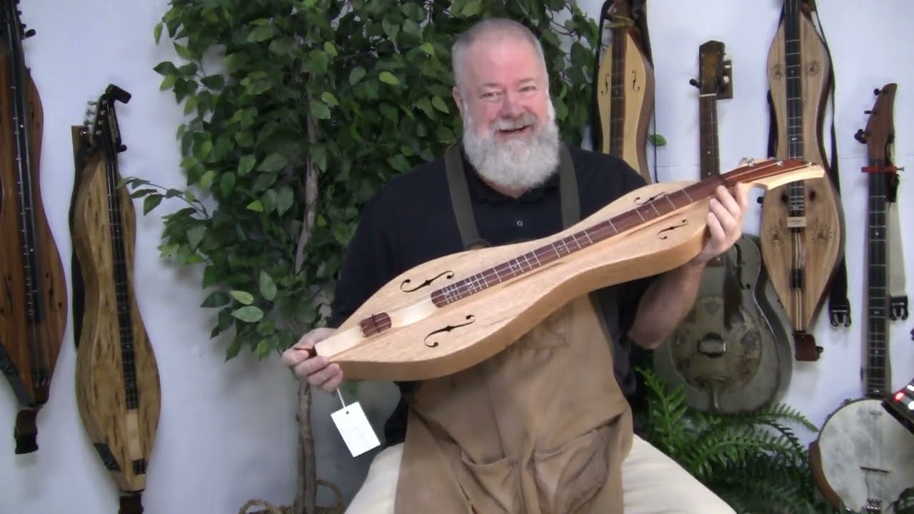 Folkcraft Dulcimer Red Oak With Padauk Fretboard Veneer
