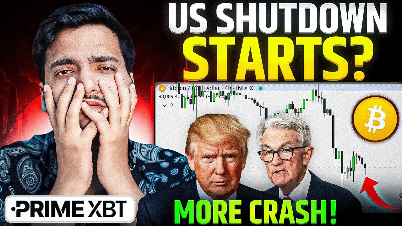 BITCOIN Crash Update | US Shut Down Started !