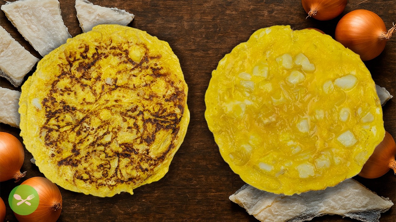 ✅ Cómo hacer TORTILLA de BACALAO ▶ ESTILO SIDRERIA