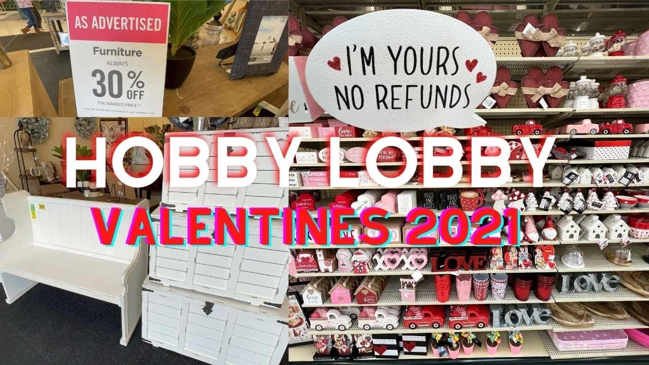 COME WITH ME TO THE HOBBY LOBBY 💝 NEW VALENTINES ITEM 😍💝