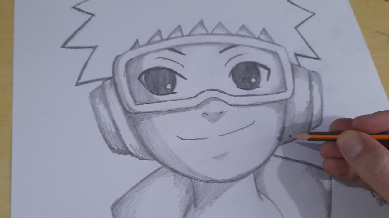 FACIL DE DESENHAR | COMO DESENHAR KID TOBI UCHIHA | ANIME NARUTO | PASSO A PASSO