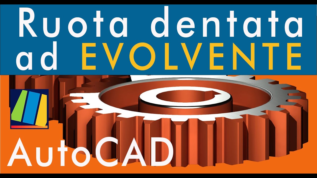 Disegnare una ruota dentata con profilo dei denti a EVOLVENTE con AutoCAD