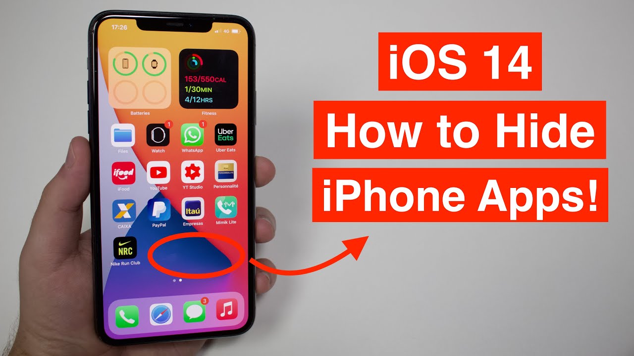 (iOS 14) How to Hide Any iPhone App!!