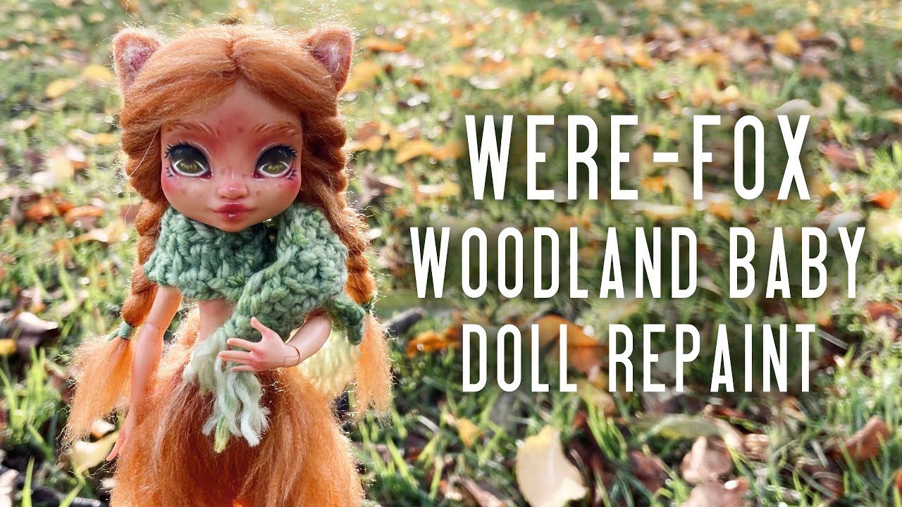 MAKE AN ART DOLL WITH ME 🦊 Cave Club Kid Repaint [chill & relax]