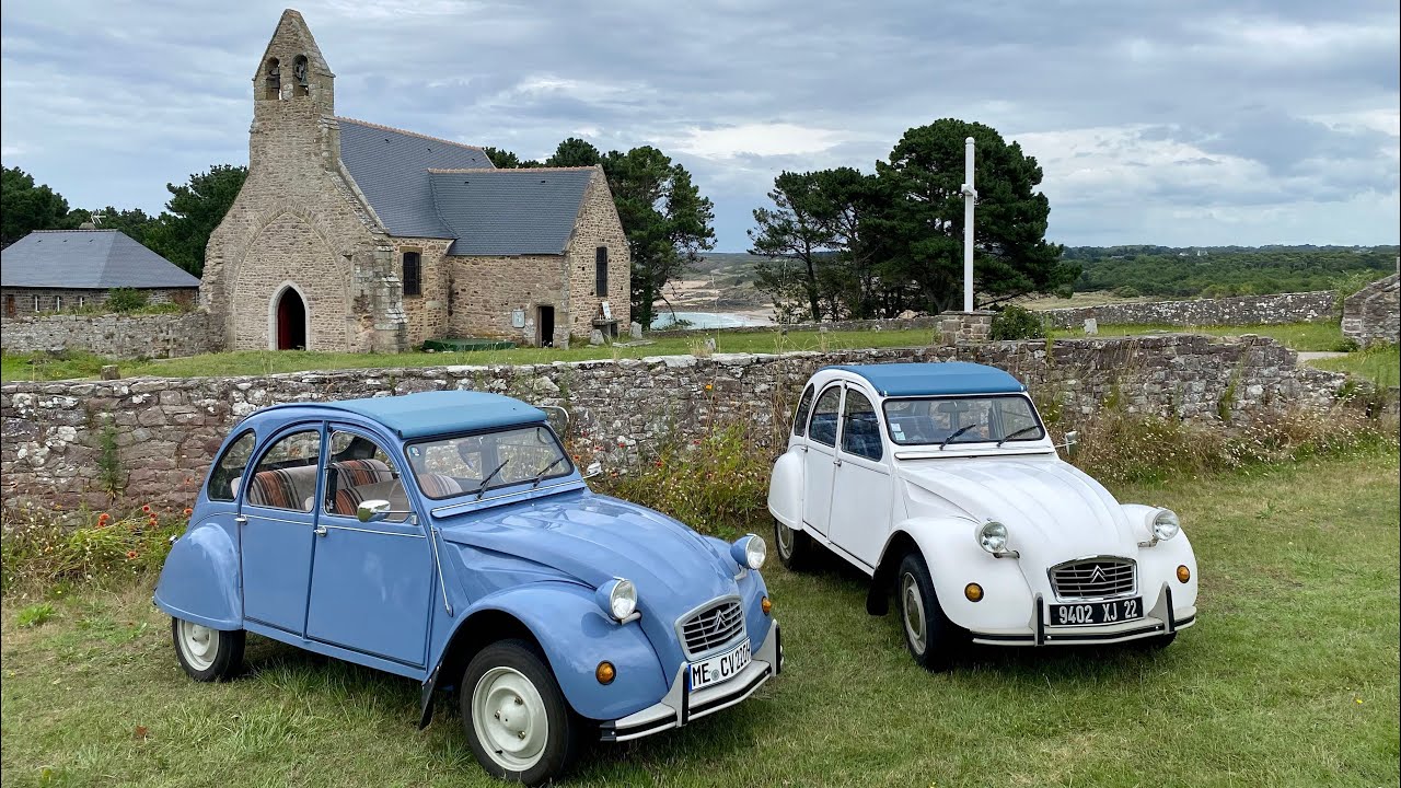 Balade en 2CV à travers la Bretagne rurale - Bretagne-Ausflug mit Ente