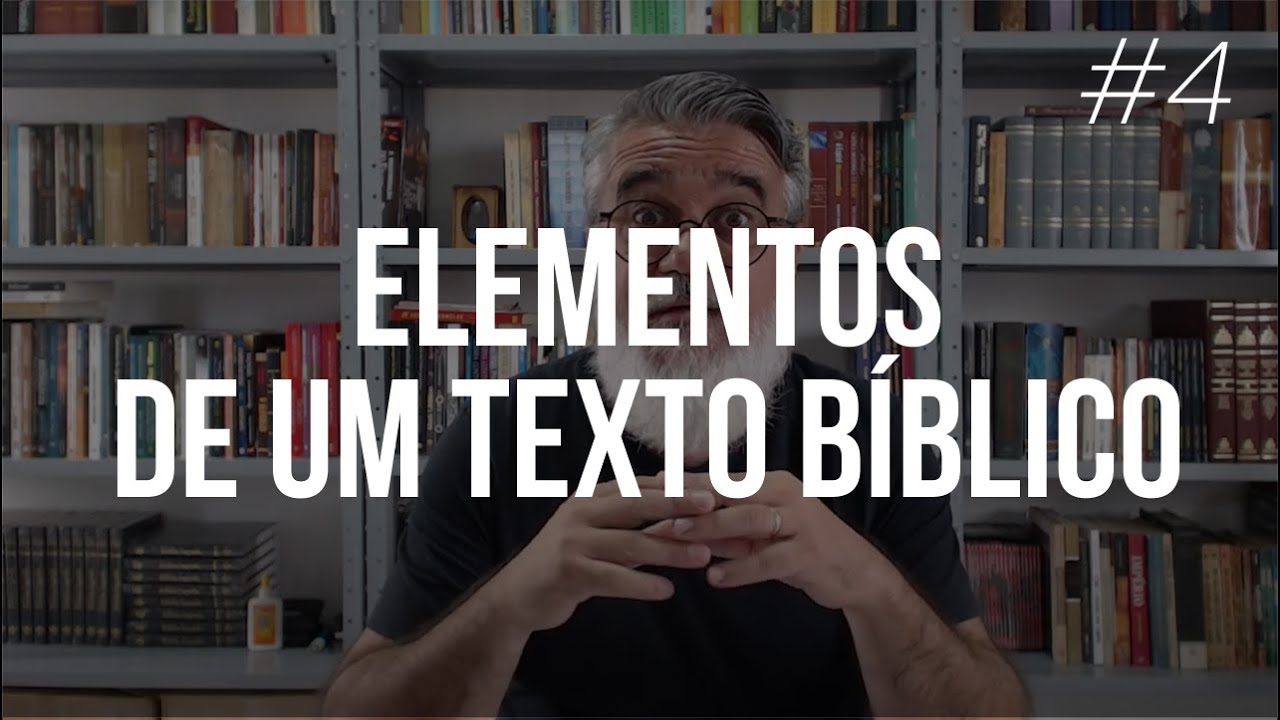 Elementos de um TEXTO BÍBLICO - #4