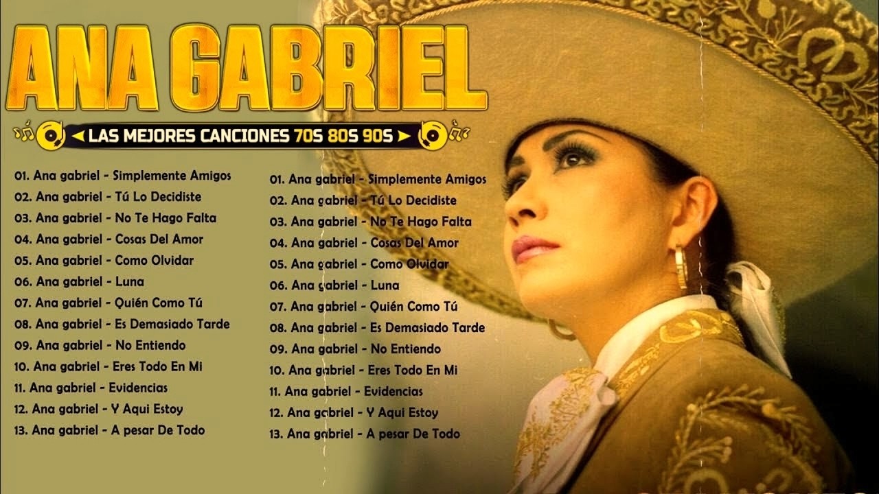 ANA GABRIEL ÉXITOS ALBUM COMPLETO - Ana Gabriel 30 Grandes Exitos Sus Mejores Canciones