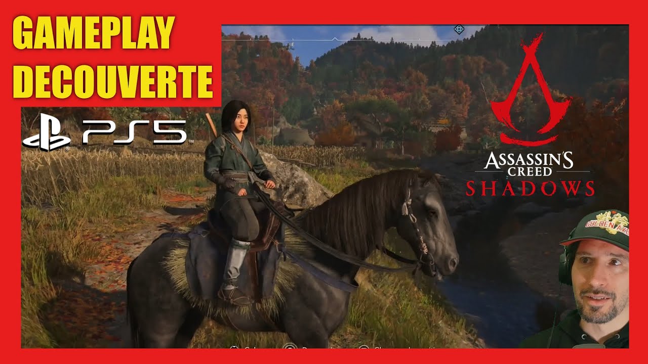 ASSASSIN'S CREED SHADOWS PS5 - GAMEPLAY DECOUVERTE