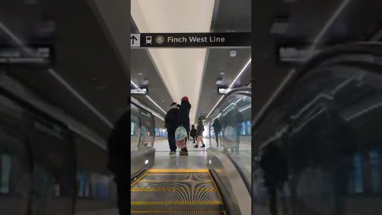 Walk to Line 6 platform @ Finch West Station 