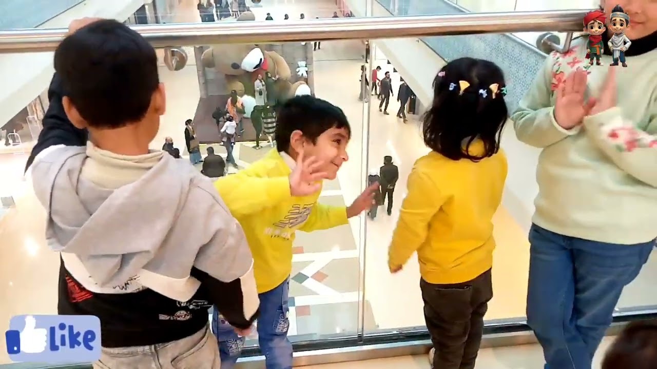 Dolman Mall Lahore play area 🥰♥️#rohan #ahad #cutebaby 