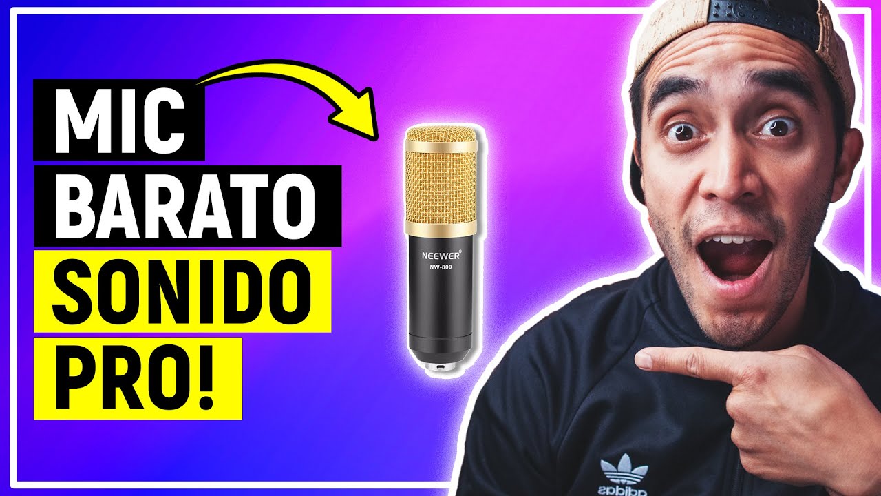😱 Cómo MEZCLAR VOCES con Micrófono BARATO 👉9 PASOS para SONAR a ESTUDIO (NW-800)