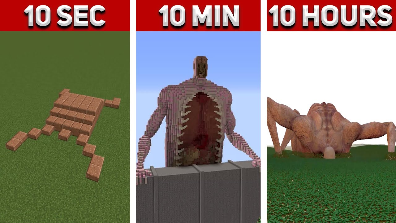 Rod Reiss Titan in MINECRAFT: 10 Hours, 10 Minutes, 10 SECONDS!