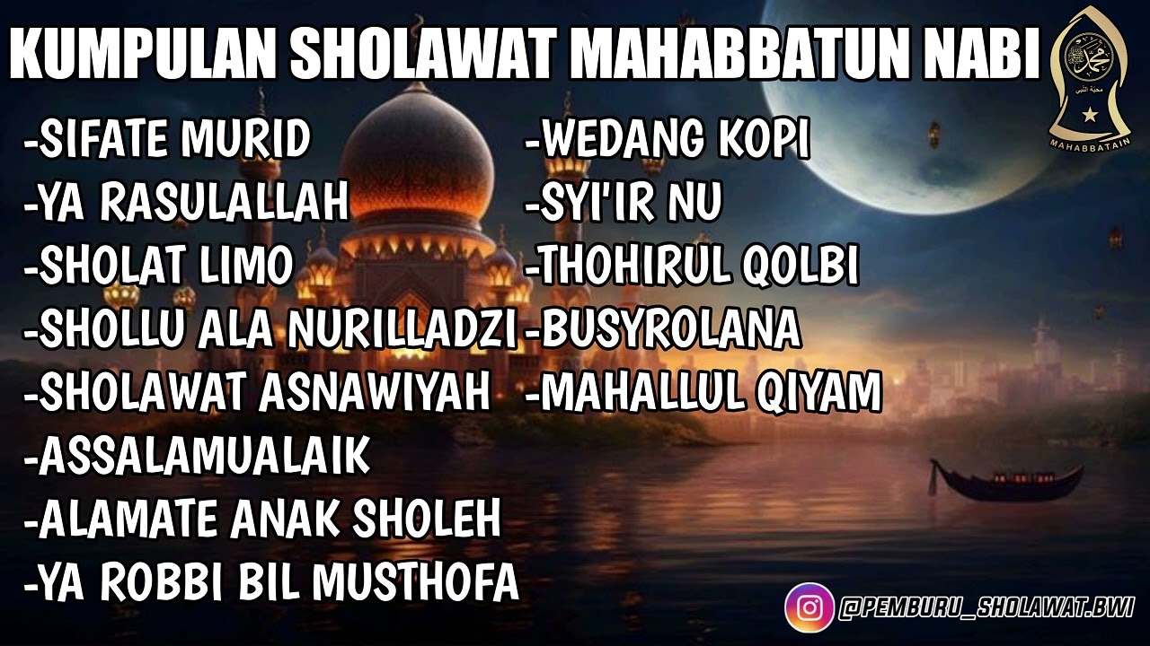 KUMPULAN SHOLAWAT MAHABBATUN NABI BANYUWANGI