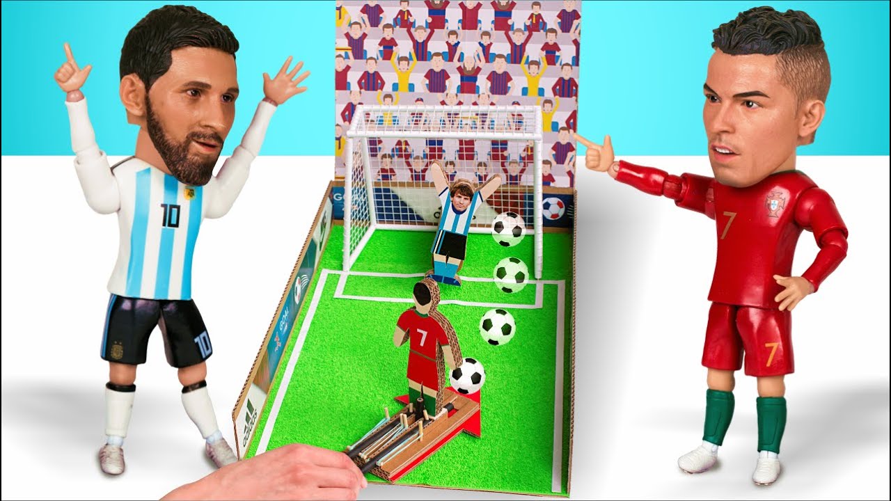 How to make Football Penalty Board GAME from Cardboard DIY at HOME ⚽