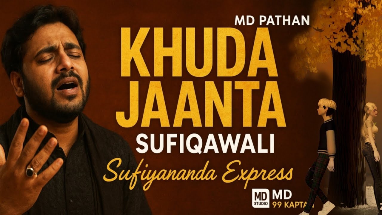 🎧 “Sufiyananda Express – Khuda Jaane | anime 3D Style Sufi Qawwali | MD Studio | 99 Kaptan”