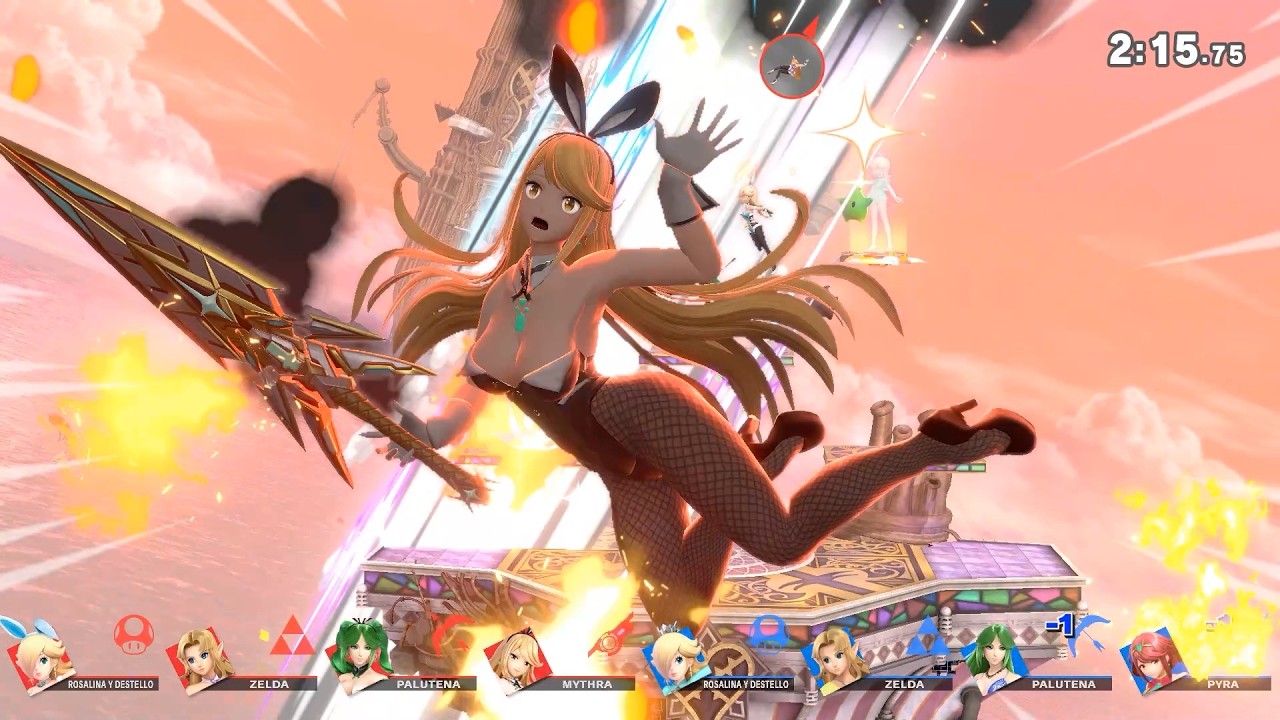 SSBU Mods: Team Bunny vs Team Summer Battle (Only Blast and Screen KO) #3