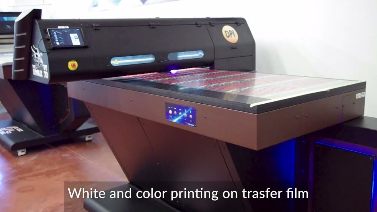 Printing DTF UV with Eagle UV Led